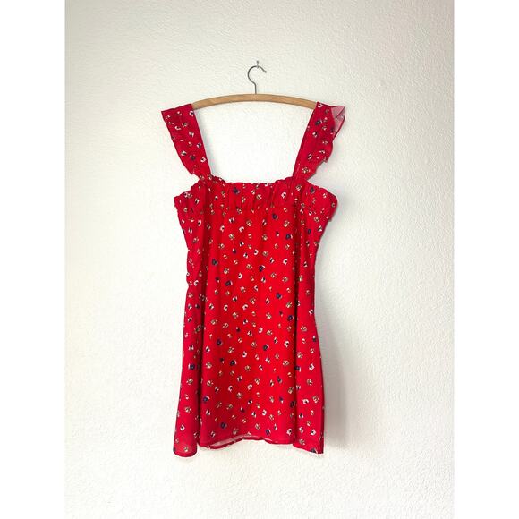 Princess Polly red floral mini dress - Picture 5 of 6